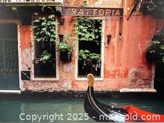MaxSold Auction: Print on Canvas Gondola in Venice Italy - Campbell (California, USA) SHORT NOTICE PARTNER MANAGED Estate Sale Online Auction - Dell Ave.