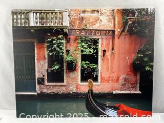 MaxSold Auction: Print on Canvas Gondola in Venice Italy - Campbell (California, USA) SHORT NOTICE PARTNER MANAGED Estate Sale Online Auction - Dell Ave.