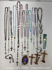 MaxSold Auction: Religious Worship Rosary and Crucifix Grouping - Campbell (California, USA) SHORT NOTICE PARTNER MANAGED Estate Sale Online Auction - Dell Ave.