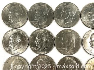MaxSold Auction: U.S. Mint Lot of Eisenhower Dollars - Campbell (California, USA) SHORT NOTICE PARTNER MANAGED Estate Sale Online Auction - Dell Ave.