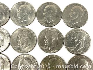 MaxSold Auction: U.S. Mint Lot of Eisenhower Dollars - Campbell (California, USA) SHORT NOTICE PARTNER MANAGED Estate Sale Online Auction - Dell Ave.