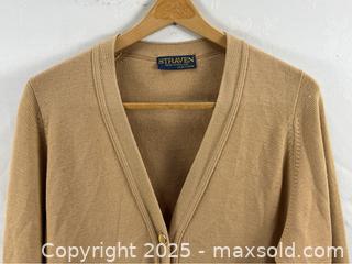 MaxSold Auction: Vintage 100% Wool “Grandpa Cardigan” - Campbell (California, USA) SHORT NOTICE PARTNER MANAGED Estate Sale Online Auction - Dell Ave.