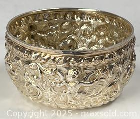 MaxSold Auction: Vintage Asian Repousse Silver Bowl - Campbell (California, USA) SHORT NOTICE PARTNER MANAGED Estate Sale Online Auction - Dell Ave.