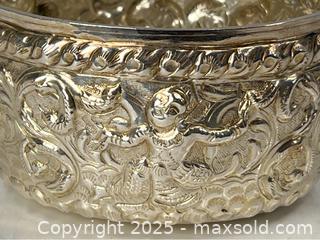 MaxSold Auction: Vintage Asian Repousse Silver Bowl - Campbell (California, USA) SHORT NOTICE PARTNER MANAGED Estate Sale Online Auction - Dell Ave.