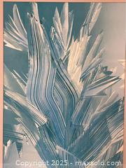 MaxSold Auction: Vintage Framed Abstract Art in Blue and White - Campbell (California, USA) SHORT NOTICE PARTNER MANAGED Estate Sale Online Auction - Dell Ave.