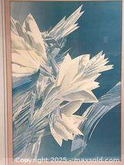 MaxSold Auction: Vintage Framed Abstract Art in Blue and White - Campbell (California, USA) SHORT NOTICE PARTNER MANAGED Estate Sale Online Auction - Dell Ave.