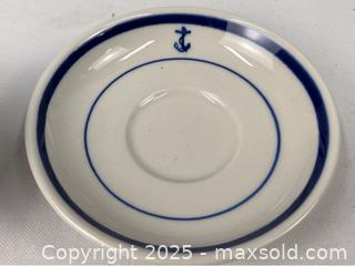MaxSold Auction: Vintage Jackson and Shenango Navy Cups and Saucers - Campbell (California, USA) SHORT NOTICE PARTNER MANAGED Estate Sale Online Auction - Dell Ave.