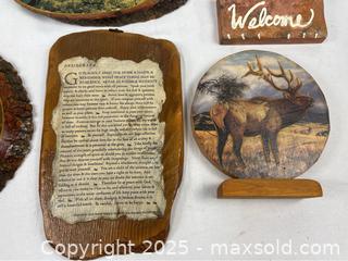 MaxSold Auction: Vintage Souvenir and Wood Display Plaques - Campbell (California, USA) SHORT NOTICE PARTNER MANAGED Estate Sale Online Auction - Dell Ave.