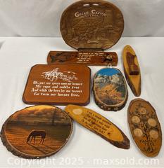 MaxSold Auction: Vintage Souvenir Wood Plaques and More - Campbell (California, USA) SHORT NOTICE PARTNER MANAGED Estate Sale Online Auction - Dell Ave.