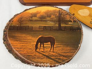 MaxSold Auction: Vintage Souvenir Wood Plaques and More - Campbell (California, USA) SHORT NOTICE PARTNER MANAGED Estate Sale Online Auction - Dell Ave.
