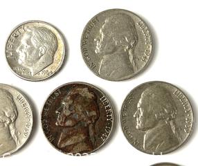 MaxSold Auction: Vintage U.S. Mint Nickels and a Dime - Campbell (California, USA) SHORT NOTICE PARTNER MANAGED Estate Sale Online Auction - Dell Ave.