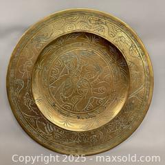 MaxSold Auction: (2) Vintage Asian Brass Trays  - Toronto (Ontario, Canada) PARTNER MANAGED Reseller Online Auction - Queen Street Wt.