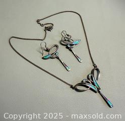 MaxSold Auction: 925 Silver "Sheila Fleet" Necklace & Earrings Set in Original Box  - Toronto (Ontario, Canada) PARTNER MANAGED Reseller Online Auction - Queen Street Wt.