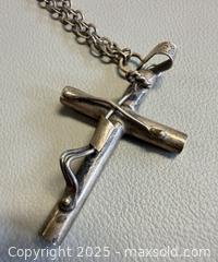 MaxSold Auction: Abstract Mexico 925 Silver Cross Pendant - Marked  - Toronto (Ontario, Canada) PARTNER MANAGED Reseller Online Auction - Queen Street Wt.