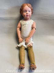 MaxSold Auction: Antique 1911 SCHOENHUT Jointed Doll  - Toronto (Ontario, Canada) PARTNER MANAGED Reseller Online Auction - Queen Street Wt.