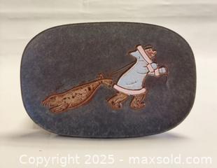 MaxSold Auction: MCM Handcrafted Inuit Seal Hunter Dish By The Chalet Collingwood - Toronto (Ontario, Canada) PARTNER MANAGED Reseller Online Auction - Queen Street Wt.
