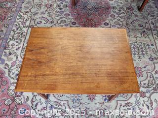 MaxSold Auction: MCM Teak Coffee Table with Magazine Rack  - Toronto (Ontario, Canada) PARTNER MANAGED Reseller Online Auction - Queen Street Wt.