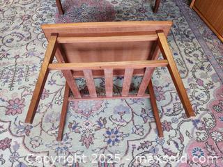 MaxSold Auction: MCM Teak Coffee Table with Magazine Rack  - Toronto (Ontario, Canada) PARTNER MANAGED Reseller Online Auction - Queen Street Wt.