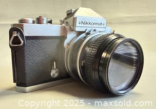 MaxSold Auction: Nikon Nikkormat FT2 35mm Film Camera with User Guide  - Toronto (Ontario, Canada) PARTNER MANAGED Reseller Online Auction - Queen Street Wt.