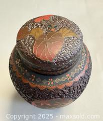 MaxSold Auction: ** RARE ** Antique Japanese Meiji Totai Shippo Ginger Jar - Toronto (Ontario, Canada) PARTNER MANAGED Reseller Online Auction - Queen Street Wt.