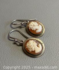 MaxSold Auction: Vintage 925 Silver Camo Earrings - Marked  - Toronto (Ontario, Canada) PARTNER MANAGED Reseller Online Auction - Queen Street Wt.