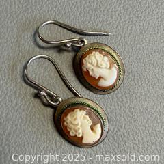 MaxSold Auction: Vintage 925 Silver Camo Earrings - Marked  - Toronto (Ontario, Canada) PARTNER MANAGED Reseller Online Auction - Queen Street Wt.