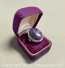 MaxSold Auction: Vintage 925 Silver Charoite Bold Women's Ring - Marked  - Toronto (Ontario, Canada) PARTNER MANAGED Reseller Online Auction - Queen Street Wt.