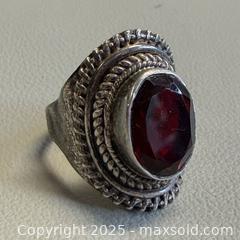 MaxSold Auction: Vintage 925 Silver Gemstone Ring - Marked  - Toronto (Ontario, Canada) PARTNER MANAGED Reseller Online Auction - Queen Street Wt.