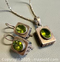 MaxSold Auction: Vintage 925 Silver Necklace & Earrings Set - Marked  - Toronto (Ontario, Canada) PARTNER MANAGED Reseller Online Auction - Queen Street Wt.