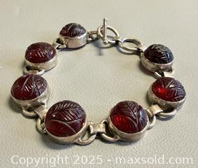 MaxSold Auction: Vintage 925 Silver Tourmaline Bracelet - Tested - Toronto (Ontario, Canada) PARTNER MANAGED Reseller Online Auction - Queen Street Wt.