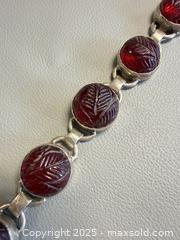 MaxSold Auction: Vintage 925 Silver Tourmaline Bracelet - Tested - Toronto (Ontario, Canada) PARTNER MANAGED Reseller Online Auction - Queen Street Wt.