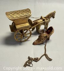 MaxSold Auction: Vintage Brass Horse Cart Decorative Item & More  - Toronto (Ontario, Canada) PARTNER MANAGED Reseller Online Auction - Queen Street Wt.
