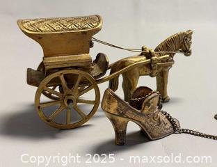 MaxSold Auction: Vintage Brass Horse Cart Decorative Item & More  - Toronto (Ontario, Canada) PARTNER MANAGED Reseller Online Auction - Queen Street Wt.