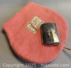MaxSold Auction: Vintage Curvo Safety Electric Heated Pad & Vintage David T. Abercrombie Co. Pocket Hand Warmer Both in Original Boxes   - Toronto (Ontario, Canada) PARTNER MANAGED Reseller Online Auction - Queen Street Wt.