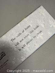 MaxSold Auction: Vintage Dur-X Glass Fruit & Cake Cutting Tool in Original Box - Toronto (Ontario, Canada) PARTNER MANAGED Reseller Online Auction - Queen Street Wt.