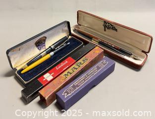 MaxSold Auction: Vintage Faichney's Improved Fever Thermometer in Original Case / Box & Vintage Collectible Pens  - Toronto (Ontario, Canada) PARTNER MANAGED Reseller Online Auction - Queen Street Wt.