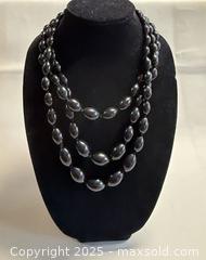 MaxSold Auction: Vintage German 3-Strand Black Bead Necklace  - Toronto (Ontario, Canada) PARTNER MANAGED Reseller Online Auction - Queen Street Wt.
