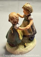 MaxSold Auction: Vintage Large Goebel Hummel "Spring Dance" Figurine - Toronto (Ontario, Canada) PARTNER MANAGED Reseller Online Auction - Queen Street Wt.