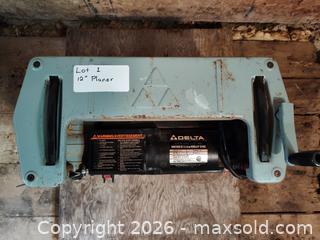 MaxSold Auction: 12” Planer - Delta - Leeds And The Thousand Islands (Ontario, Canada) SELLER MANAGED Estate Sale Online Auction - County Road 2