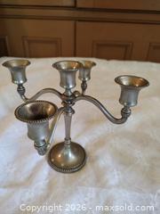MaxSold Auction: Lot of Three Vintage Metal Candelabras and Candlestick - Leeds And The Thousand Islands (Ontario, Canada) SELLER MANAGED Estate Sale Online Auction - County Road 2