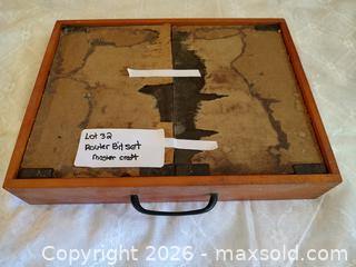 MaxSold Auction: Mastercraft 36-Piece 1/4" HSS Router Bit Set with Wooden Case - Leeds And The Thousand Islands (Ontario, Canada) SELLER MANAGED Estate Sale Online Auction - County Road 2