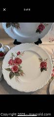 MaxSold Auction: Dinner Set 36 pieces Rose Flowers  Made in England - Toronto (Ontario, Canada) SELLER MANAGED Downsizing Online Auction -  Weston Road (CONDO)