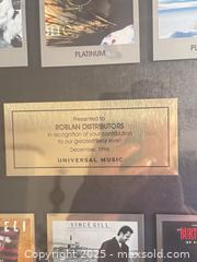 MaxSold Auction: Framed Universal Music Platinum Gold Multi-Award Collage (Roblan Distributors) - Toronto (Ontario, Canada) SELLER MANAGED Downsizing Online Auction -  Weston Road (CONDO)