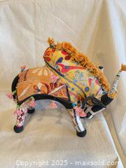 MaxSold Auction: Hand-Embroidered Fabric Animal Sculpture with Beads & Tassels - Toronto (Ontario, Canada) SELLER MANAGED Downsizing Online Auction -  Weston Road (CONDO)