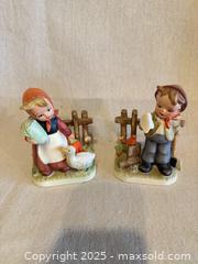 MaxSold Auction: Hummel-Style Porcelain Pair Marked Erich Steffler #8268 - Toronto (Ontario, Canada) SELLER MANAGED Downsizing Online Auction -  Weston Road (CONDO)
