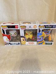 MaxSold Auction: Lot of 3 Boxed Funko Pop! Vinyl Figures: Pennywise, Torbjörn, Thanos - Toronto (Ontario, Canada) SELLER MANAGED Downsizing Online Auction -  Weston Road (CONDO)