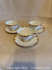 MaxSold Auction: Lot of 3 Porcelain Tea Cups & Saucers, H & C 1792 Backstamp - Toronto (Ontario, Canada) SELLER MANAGED Downsizing Online Auction -  Weston Road (CONDO)