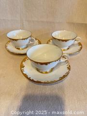 MaxSold Auction: Lot of 3 Porcelain Tea Cups & Saucers, H & C 1792 Backstamp - Toronto (Ontario, Canada) SELLER MANAGED Downsizing Online Auction -  Weston Road (CONDO)