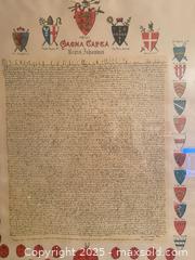 MaxSold Auction: Magna Carta Framed Reproduction Print, Oak Frame, 24 x 36 in - Toronto (Ontario, Canada) SELLER MANAGED Downsizing Online Auction -  Weston Road (CONDO)
