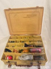 MaxSold Auction: Magnum Plastic Fishing Tackle Box with Assorted Lures & Hooks - Toronto (Ontario, Canada) SELLER MANAGED Downsizing Online Auction -  Weston Road (CONDO)